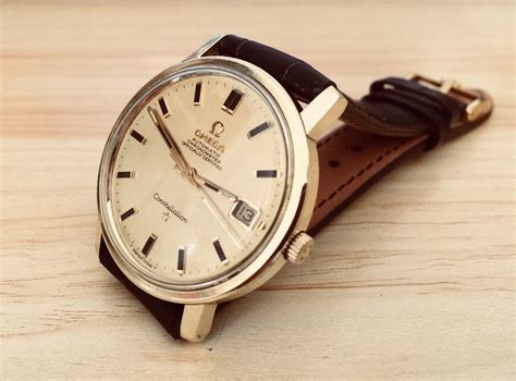 1960 gold omega watch|1960 omega constellation watch price.